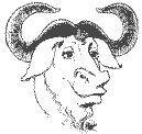[Gnu head]